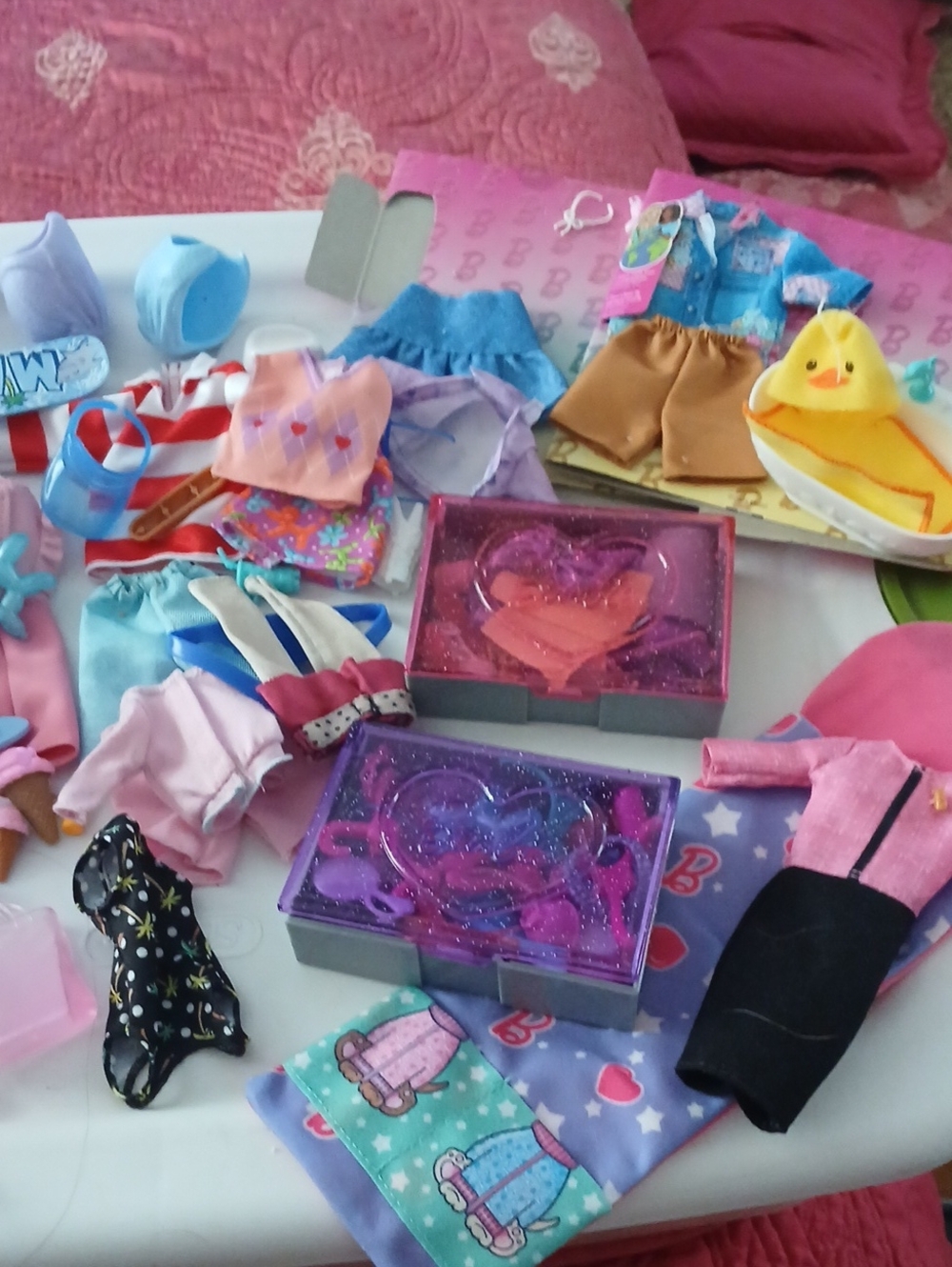 Barbie Kids Fashion Doll Outfit and Accessories Set - Pink & Purple